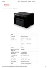 Load image into Gallery viewer, Canon imageCLASS MF 3010 Digital Multifunction Laser Printer