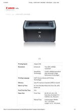 Load image into Gallery viewer, Canon imageCLASS LBP 2900B Single Function Laser Monochrome Printer (Black)