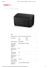 Load image into Gallery viewer, Canon imageCLASS LBP 6030B Single Function Laser Monochrome Printer (Black)