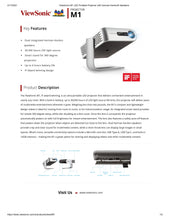 Load image into Gallery viewer, M1 LED Portable Projector with Harman Kardon® Speakers