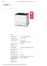 Load image into Gallery viewer, Canon ImageClass LBP 712CX Colour Laser Printer 38PPM,Network,Duplex