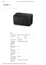 Load image into Gallery viewer, Canon imageCLASS LBP 6030B Single Function Laser Monochrome Printer (Black)
