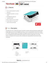 Load image into Gallery viewer, M1 mini LED Pocket Projector with JBL® Speaker
